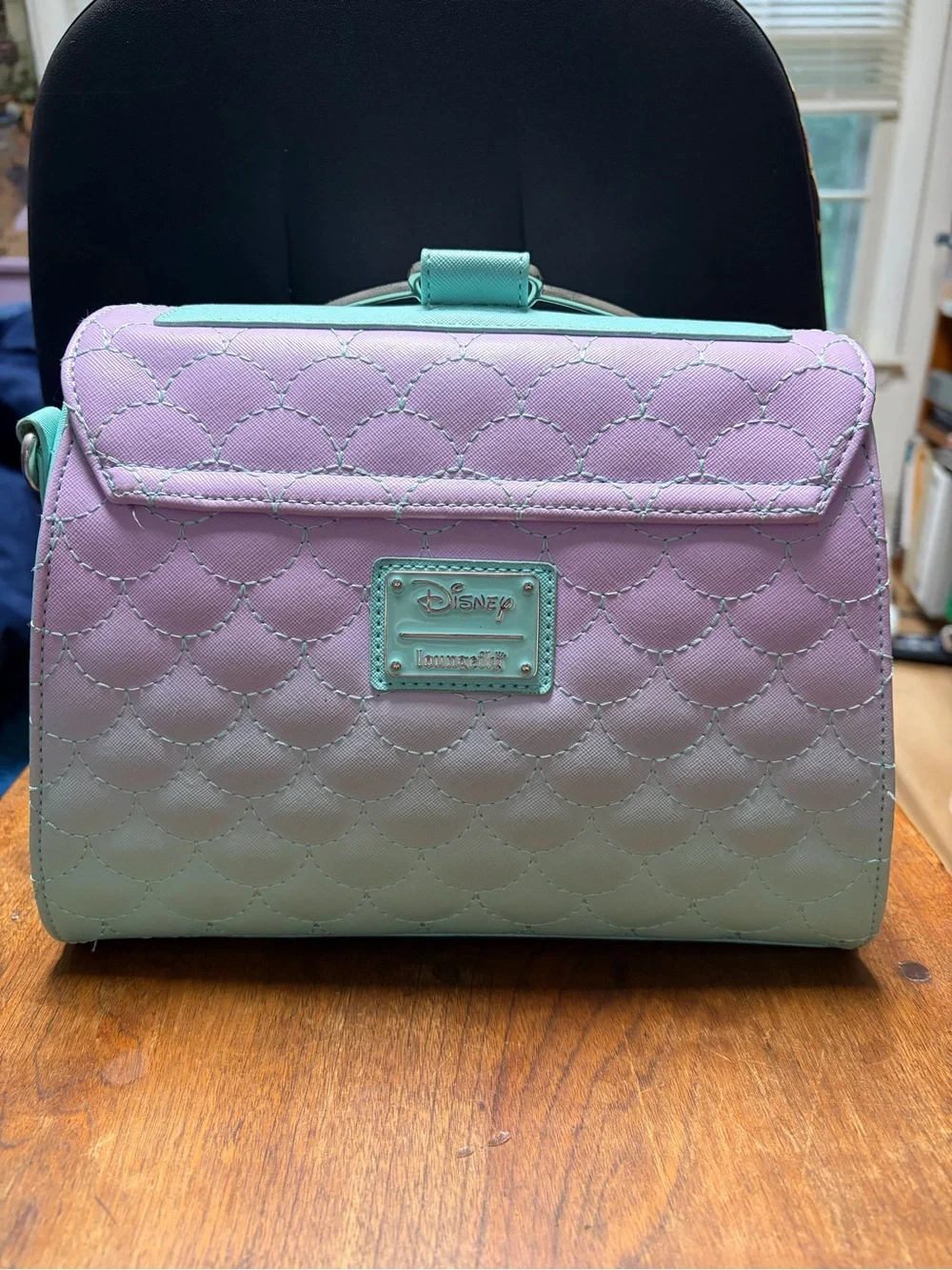 Loungefly Little Mermaid crossbody purse and matching wallet